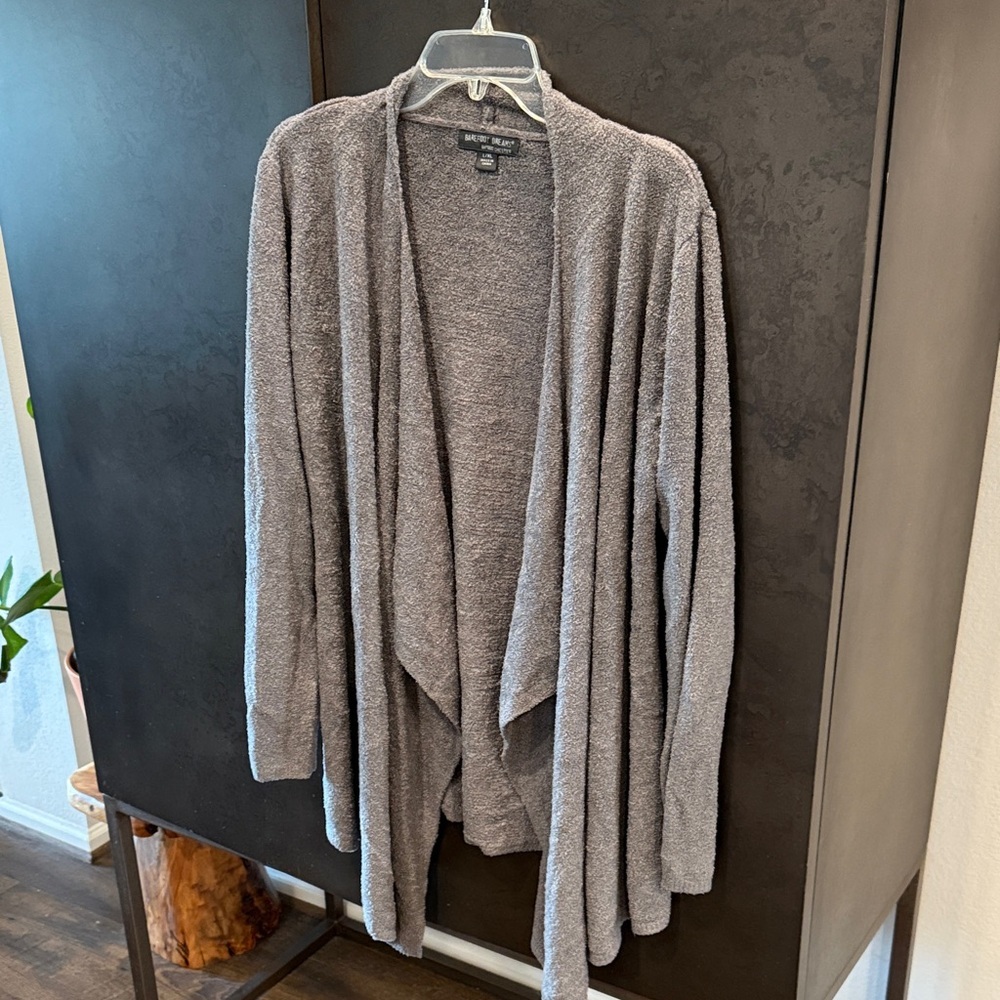 Barefoot Dreams Cozy Gray Cardigan